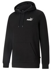 Puma Black Essentials Logo Hoodie - Image 1 of 2