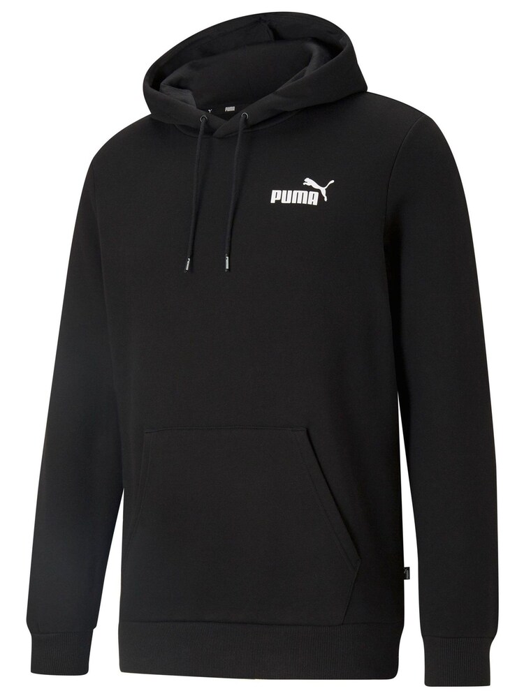Puma Black Essentials Logo Hoodie - Image 1 of 2