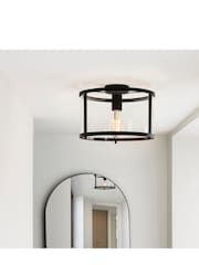 Gallery Home Black Vernon Ceiling Light - Image 1 of 3