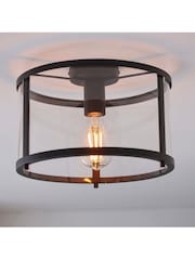 Gallery Home Black Vernon Ceiling Light - Image 2 of 3