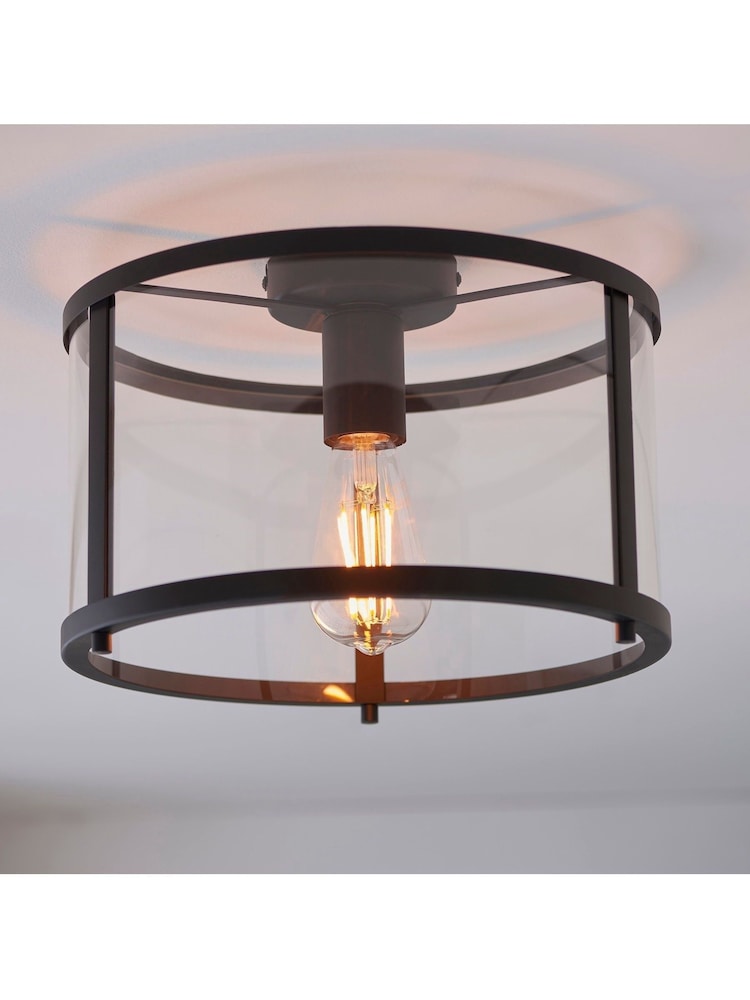 Gallery Home Black Vernon Ceiling Light - Image 2 of 3