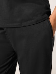 PixieGirl Petite Black T-Shirt & Wide Leg Joggers Set - Image 4 of 6