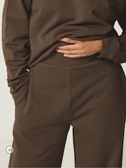 PixieGirl Petite Brown Sweat Jersey Top & Joggers Set - Image 4 of 6