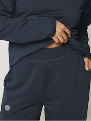 PixieGirl Petite Blue Sweat Jersey Top & Joggers Set - Image 4 of 6