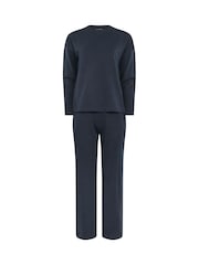 PixieGirl Petite Blue Sweat Jersey Top & Joggers Set - Image 5 of 6