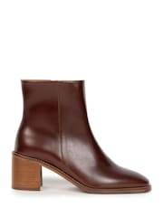 Bobbies Brown Mid-Heeled Ankle Boots - Image 1 of 5