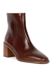 Bobbies Brown Mid-Heeled Ankle Boots - Image 2 of 5