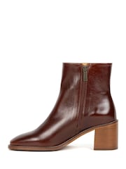 Bobbies Brown Mid-Heeled Ankle Boots - Image 3 of 5
