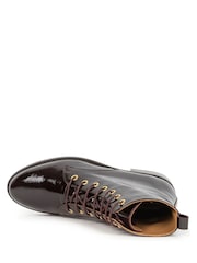Bobbies Brown Lace Up Boots - Image 3 of 4