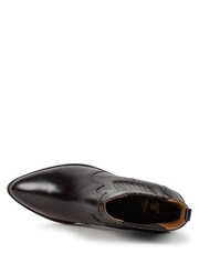 Bobbies Brown Santiag-Style Ankle Boots - Image 3 of 4