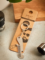 Metal Beard Comb Bottle Opener - Image 1 of 4