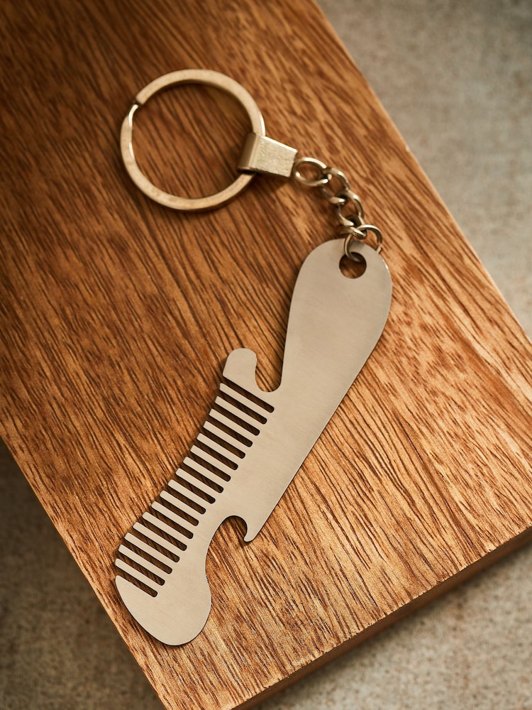 Metal Beard Comb Bottle Opener - Image 2 of 4