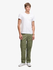 Superdry Green Regular Tapered Cargo Trousers - Image 1 of 6