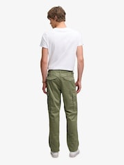 Superdry Green Regular Tapered Cargo Trousers - Image 2 of 6