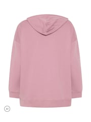 Yours Curve Pink Los Angeles Applique Hoodie - Image 6 of 6