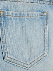 River Island Light Blue Bow Hotfix Straight Leg Jeans - Image 4 of 4