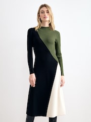 Phase Eight Black Julie Knit Dress - Image 1 of 6