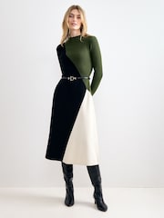 Phase Eight Black Julie Knit Dress - Image 3 of 6