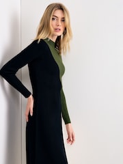 Phase Eight Black Julie Knit Dress - Image 4 of 6