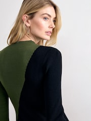 Phase Eight Black Julie Knit Dress - Image 5 of 6