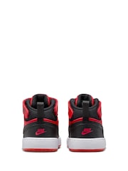 Nike Red/Black Toddler Court Borough Mid Trainers - Image 4 of 8