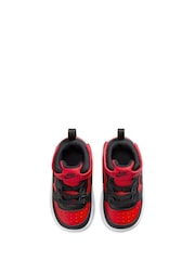 Nike Red/Black Toddler Court Borough Mid Trainers - Image 5 of 8