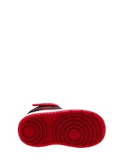 Nike Red/Black Toddler Court Borough Mid Trainers - Image 6 of 8