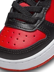 Nike Red/Black Toddler Court Borough Mid Trainers - Image 8 of 8