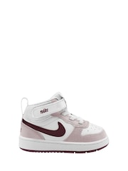 Nike Natural Toddler Court Borough Mid Trainers - Image 1 of 10