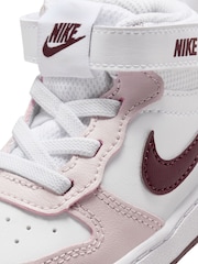 Nike Natural Toddler Court Borough Mid Trainers - Image 10 of 10