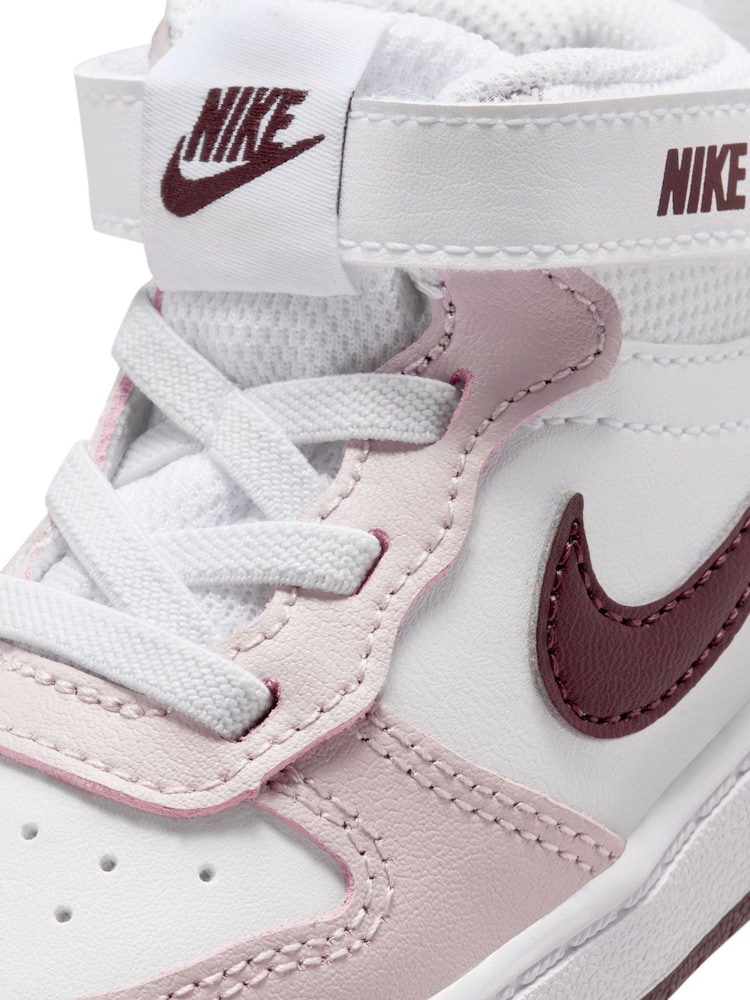 Nike Natural Toddler Court Borough Mid Trainers - Image 10 of 10
