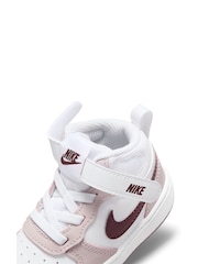 Nike Natural Toddler Court Borough Mid Trainers - Image 9 of 10