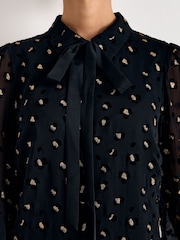 Phase Eight Black Ines Leopard Dress - Image 5 of 7