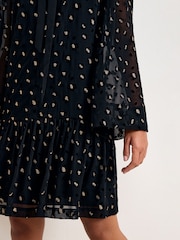 Phase Eight Black Ines Leopard Dress - Image 6 of 7