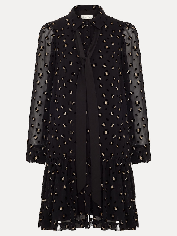 Phase Eight Black Ines Leopard Dress - Image 7 of 7 Phase Eight Black Ines Leopard Dress - Image 7 of 7