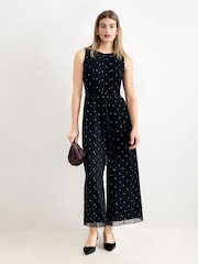 Phase Eight Black Petite Janine Jumpsuit - Image 1 of 7