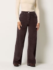 Braun - Long Tall Sally Bootcut-Jeans aus Baumwollcord - Bild 2 von 6