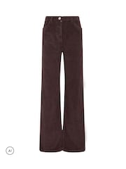 Braun - Long Tall Sally Bootcut-Jeans aus Baumwollcord - Bild 5 von 6