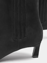 Long Tall Sally Black Kitten Heel Chelsea Boots In Standard Fit - Image 5 of 5
