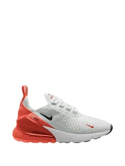 Nike Orange/White Youth Air Max 270 Trainers - Image 1 of 4