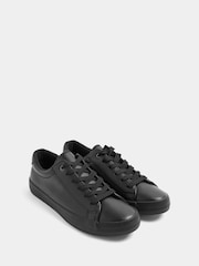 Yours Curve Black Extra Wide Fit Jet Slim Sole Trainers - Image 3 of 6