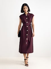 Phase Eight Red Ciara Shirt Dress - Image 1 of 7