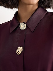 Phase Eight Red Ciara Shirt Dress - Image 5 of 7