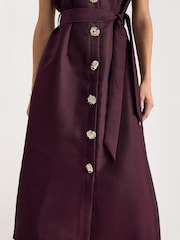 Phase Eight Red Ciara Shirt Dress - Image 6 of 7