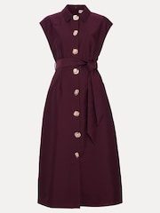 Phase Eight Red Ciara Shirt Dress - Image 7 of 7