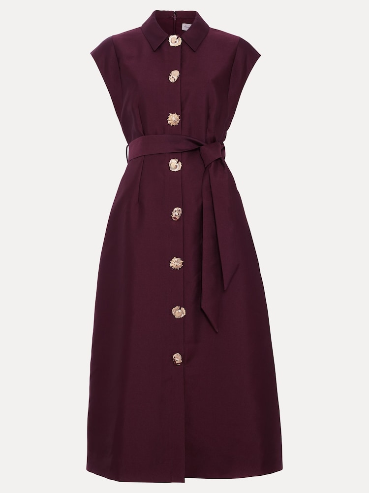Phase Eight Red Ciara Shirt Dress - Image 7 of 7
