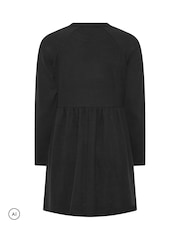 Yours Curve Black Gathered Dress - Image 6 of 6
