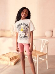أبيض - Hello Kitty Short Pyjamas 1 Pack (3-14yrs) - صورة 2 من 8