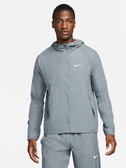 Nike Smoke Grey Repel Miler Running Jacket - Image 1 of 9