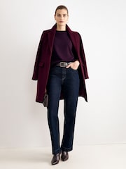 Phase Eight Red Lydia Wool Coat - Image 3 of 7